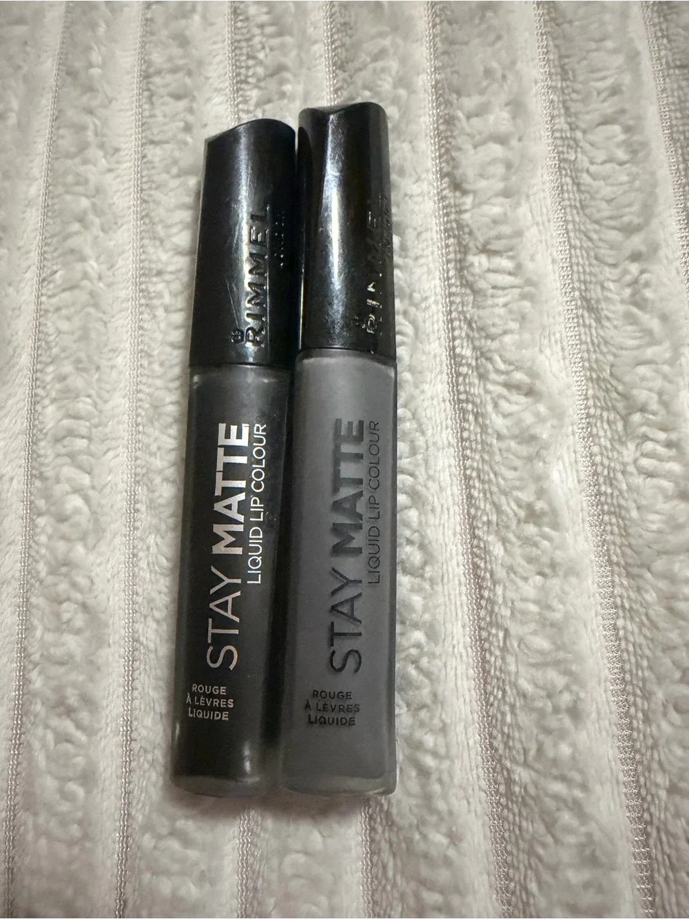 Rimmel London Stay Matte Liquid Lip Colour - Black & Gray